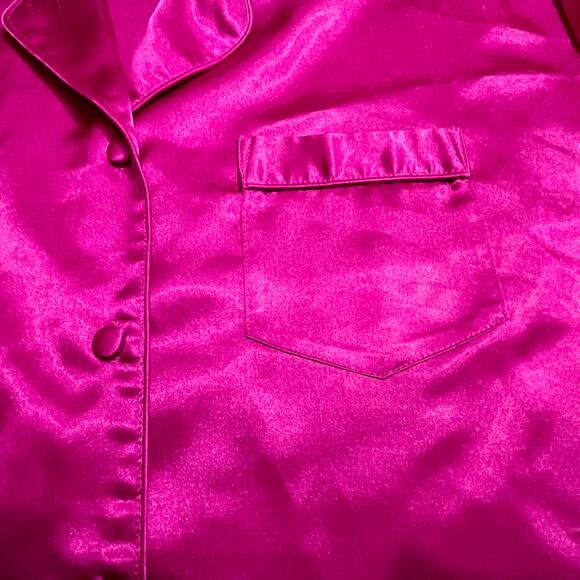 Valerie Stevens 2-Piece Pajama Set Womens Sz M Plum Color Soft Silky 00.1=A0037 - Picture 4 of 15